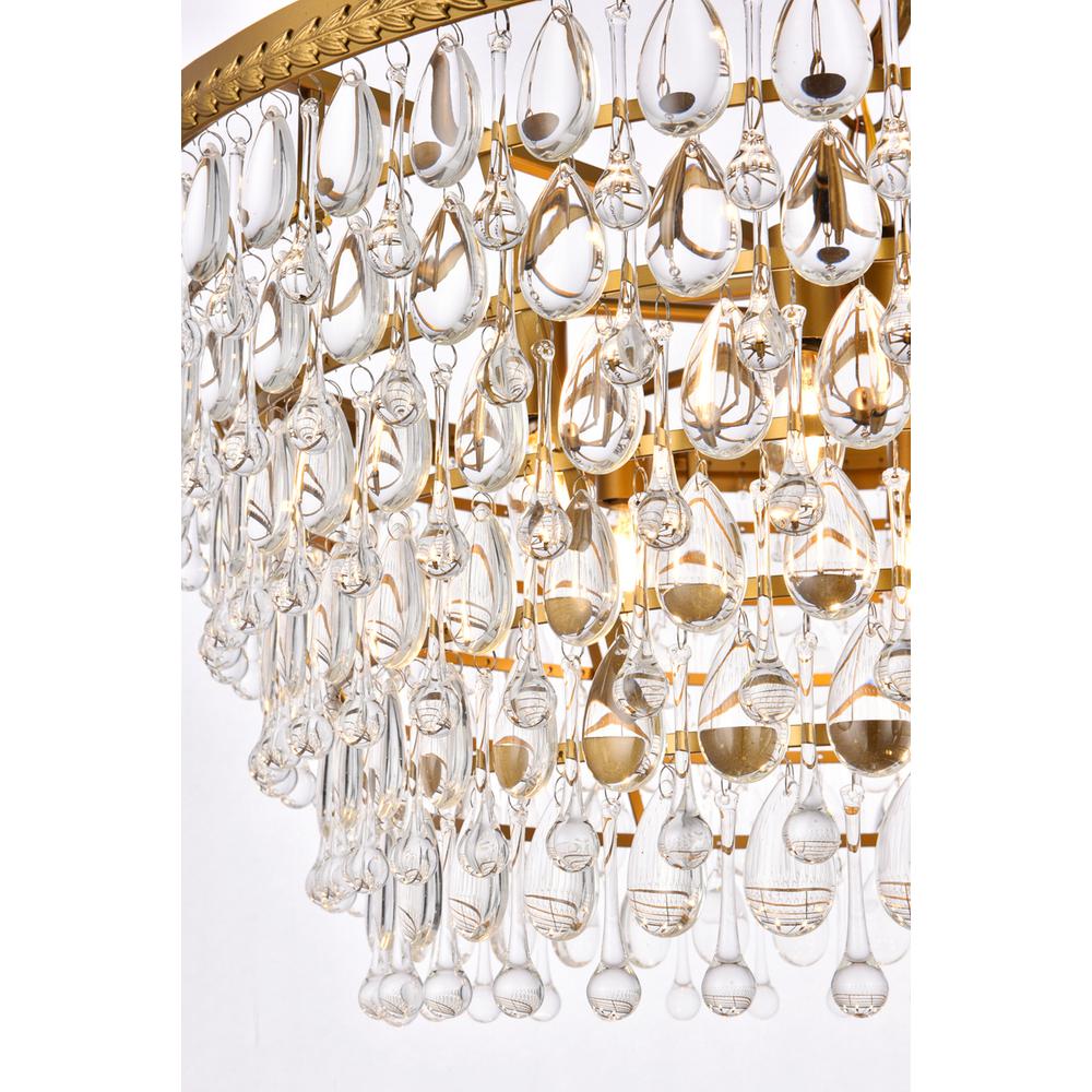 Nordic 6 lights brass chandelier. Picture 5