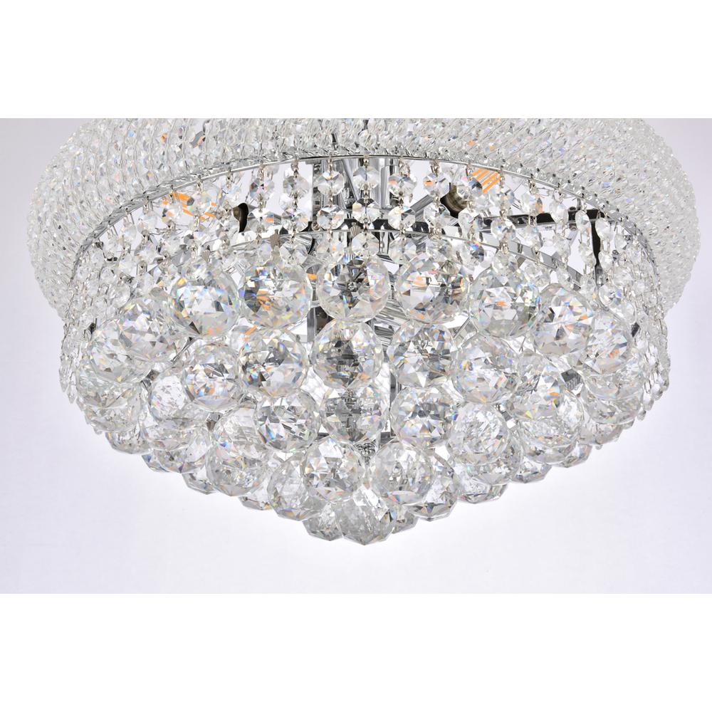 Primo 8 light Chrome Pendant Clear Royal Cut Crystal. Picture 3