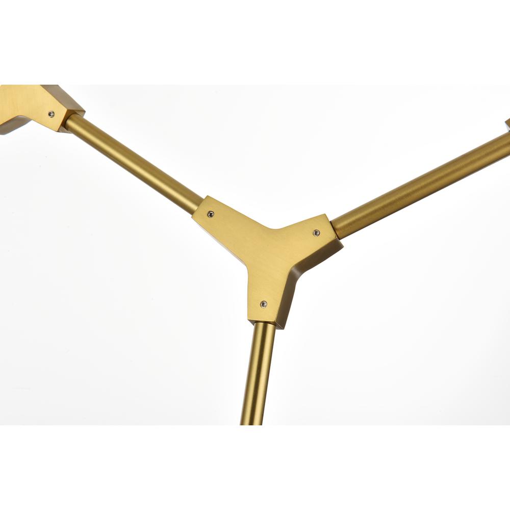 Cavoli 49 inch Chandelier in Brass. Picture 6