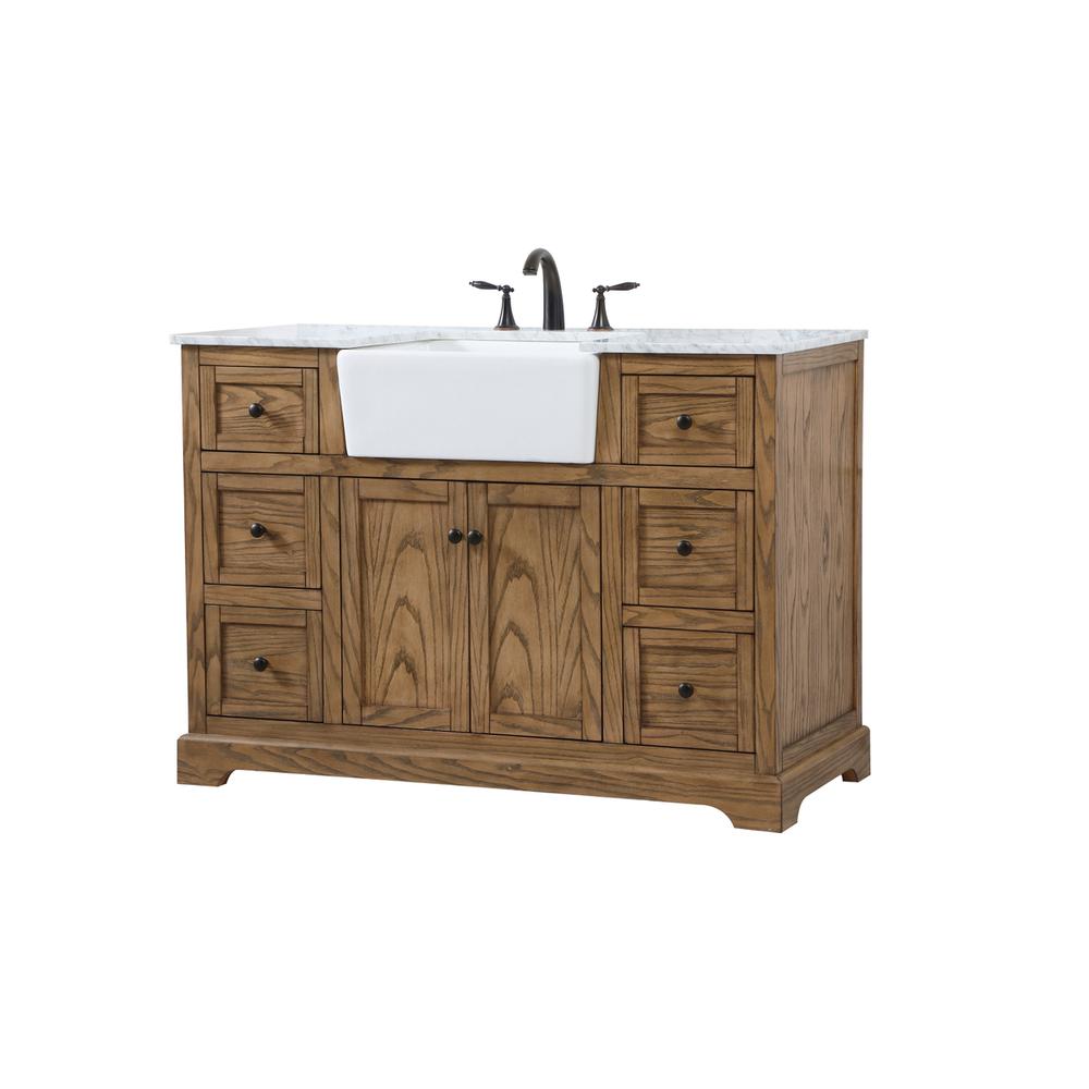 48 inch Single bathroom vanity in driftwood. Picture 7