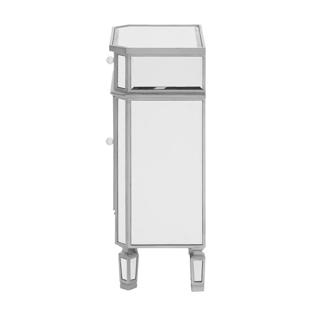 Vanity Table 42 in. x 18 in. x 31 in. in silver paint. Picture 8