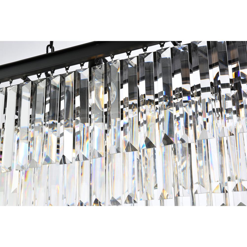 Sydney 12 light Matte Black Chandelier Clear Royal Cut Crystal. Picture 3