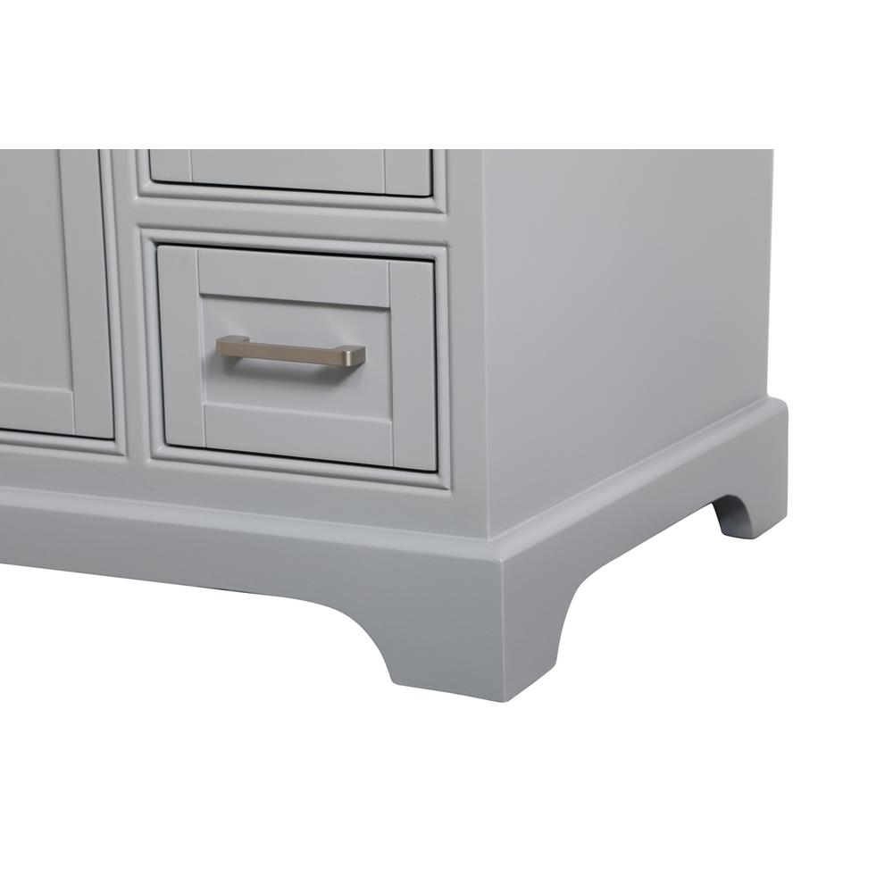 32 inch Single bathroom vanity in grey. Picture 12