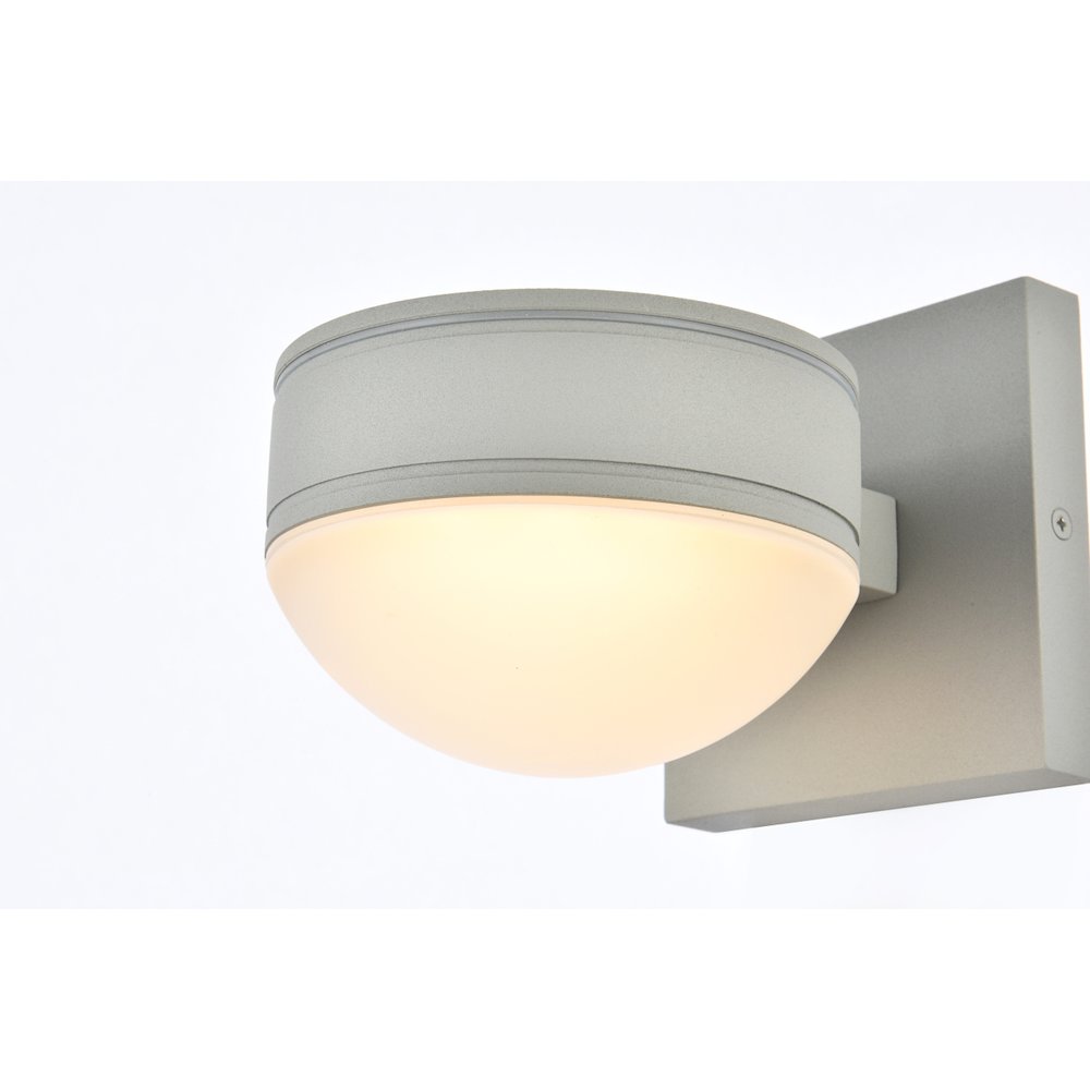Raine Integrated Led Wall Sconce In Silver. Picture 3