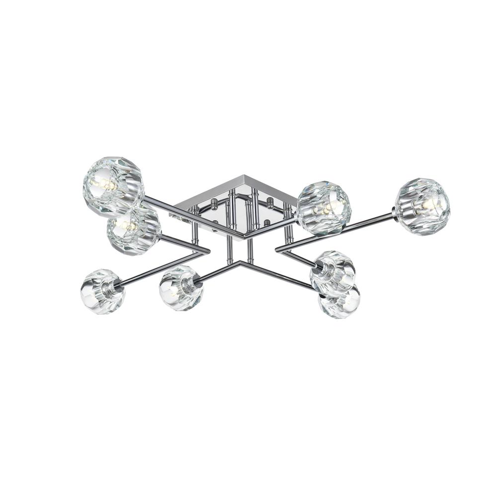 Eren 31 inch Flush Mount in Chrome. Picture 2