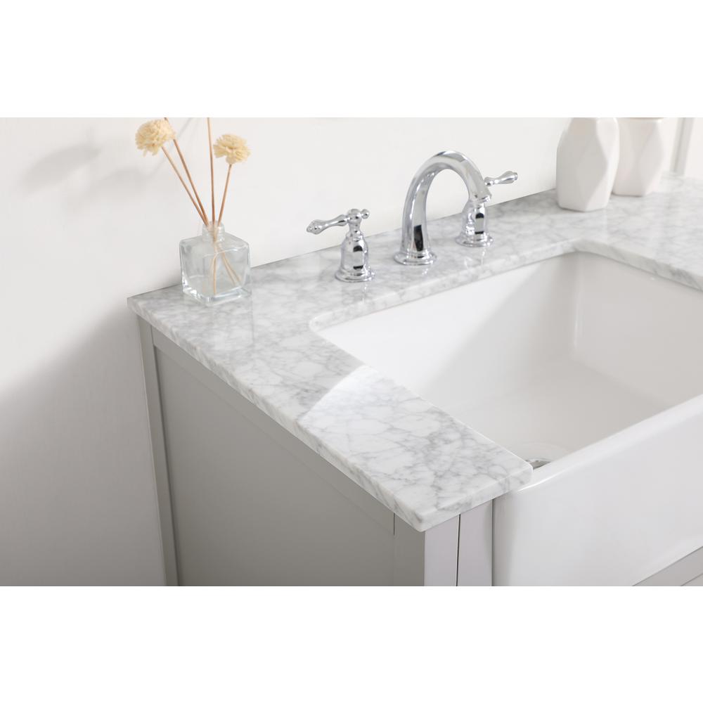 36 inch Single bathroom vanity in grey. Picture 5