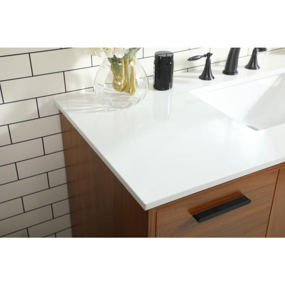 48 inch bathroom vanity in Teak. Picture 5