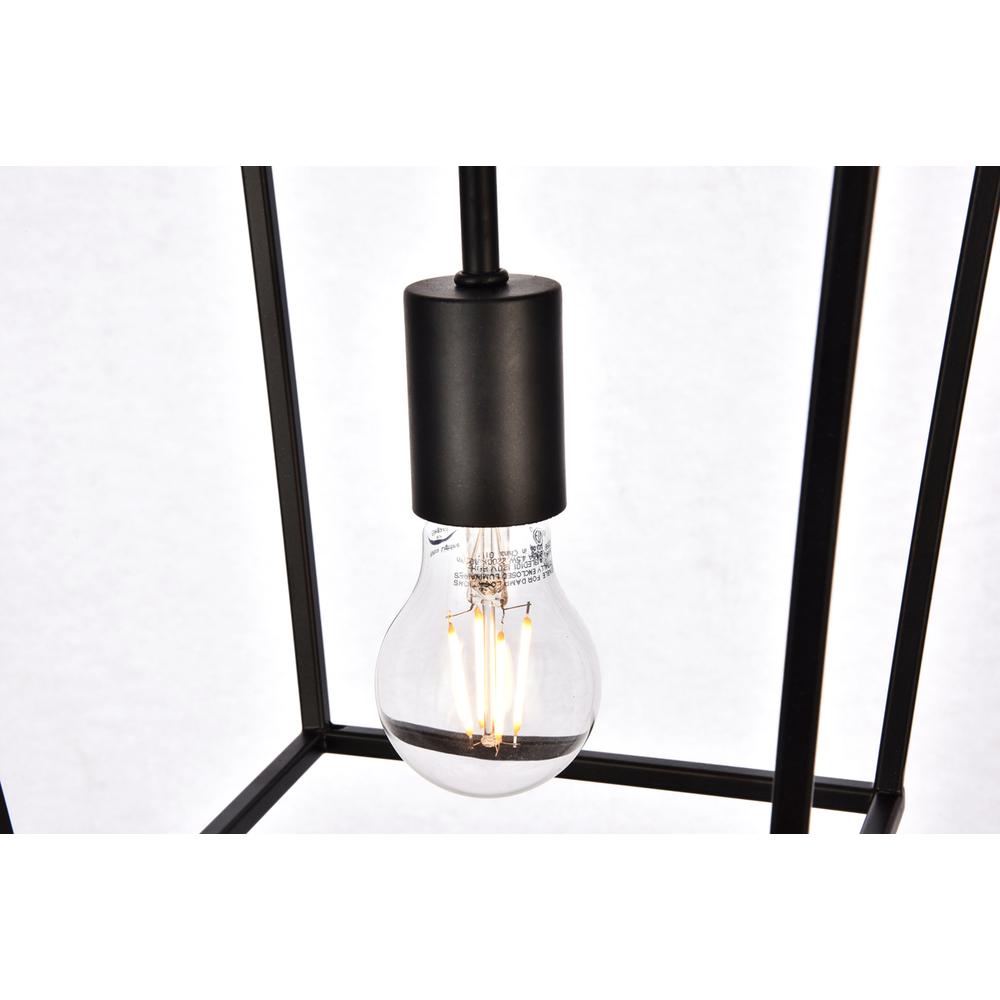 Maddox Collection Pendant D9.75 H14.5 Lt:1 Black Finish. Picture 3