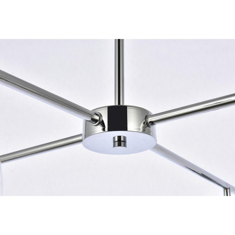 Opus 4 lights chrome pendant. Picture 4