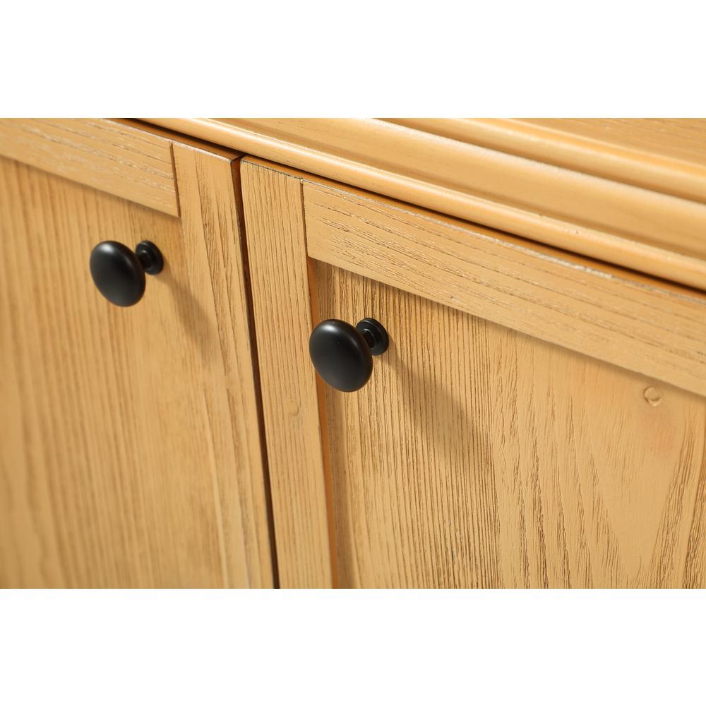 36 inch Single bathroom vanity in natural wood. Picture 12