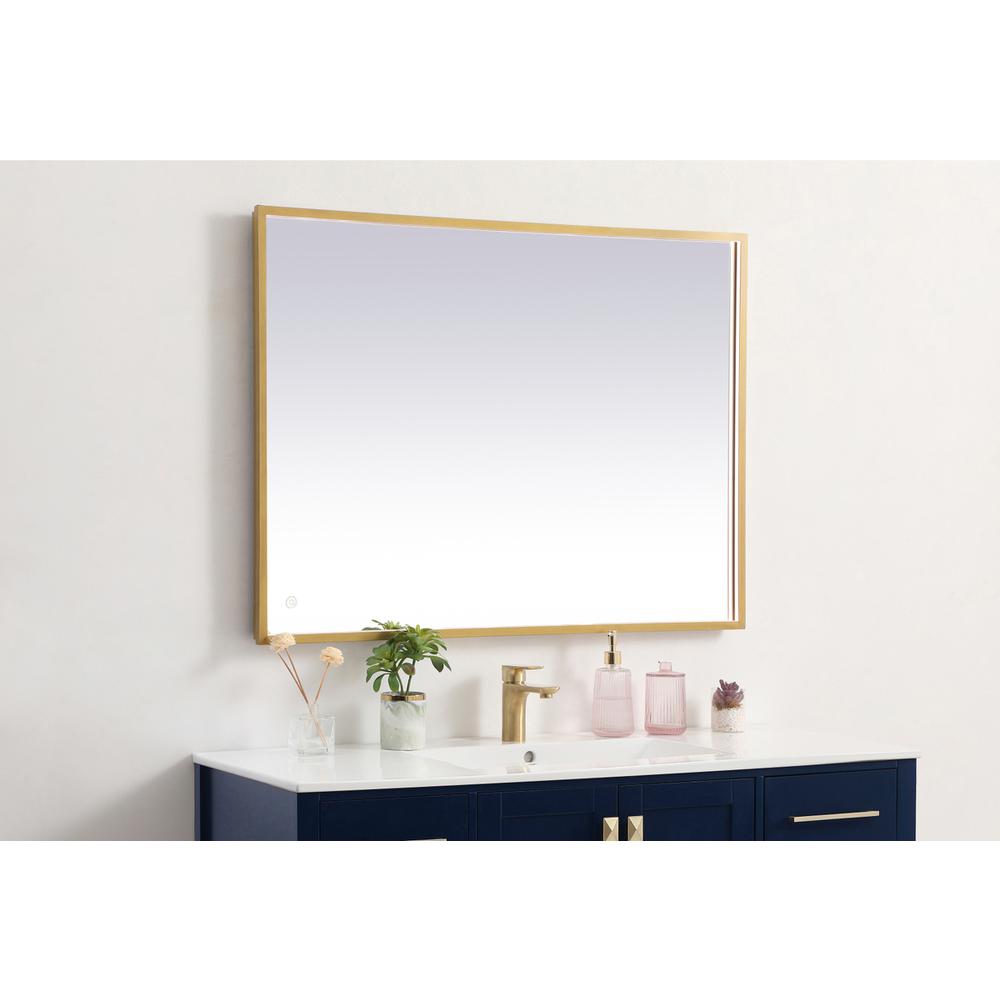 Pier 30x40 inch LED mirror with adjustable color temperature. Picture 3