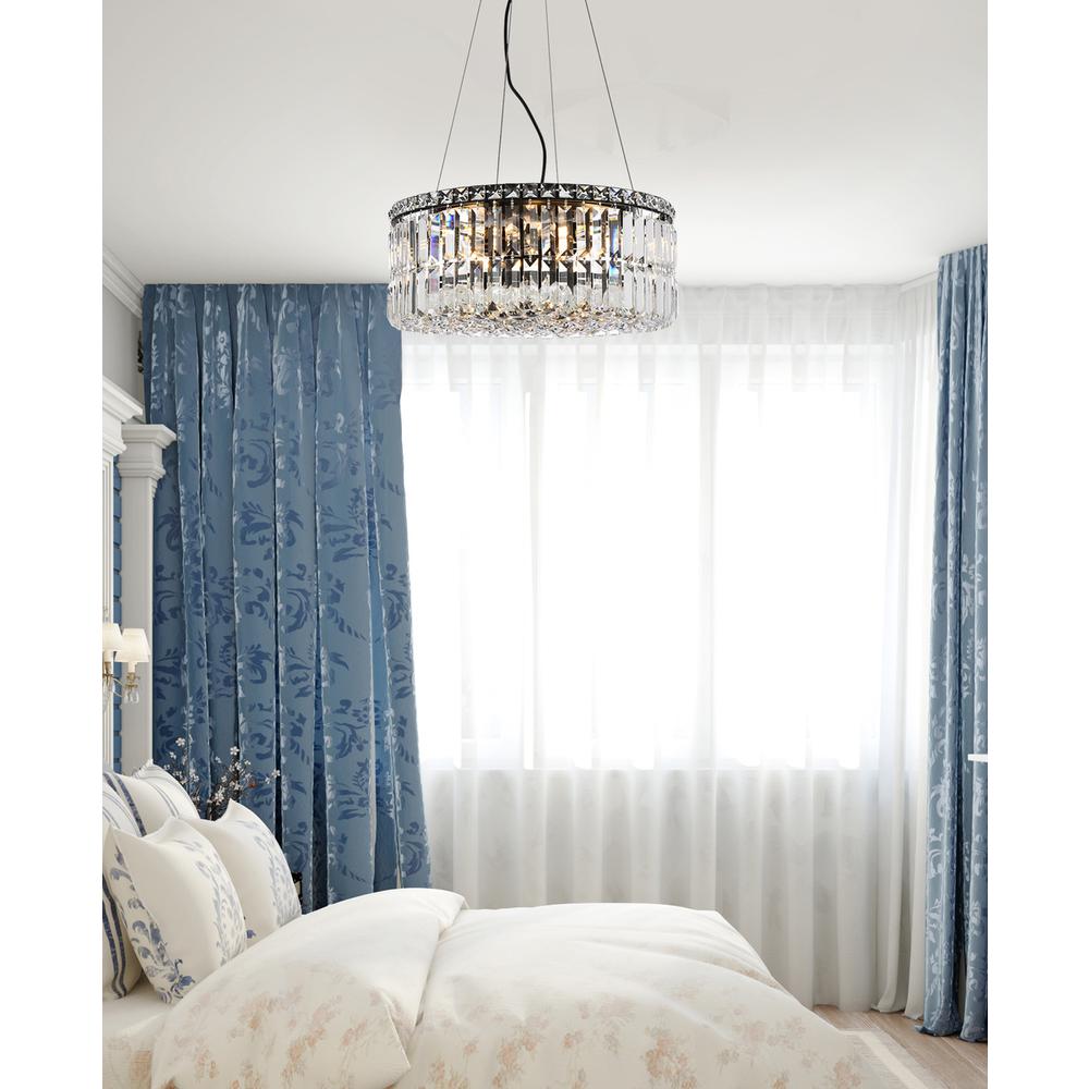 Maxime 20 inch black chandelier. Picture 6