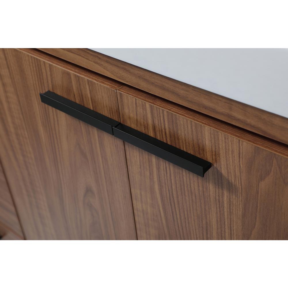 48 inch Single bathroom vanity in walnut brown. Picture 12