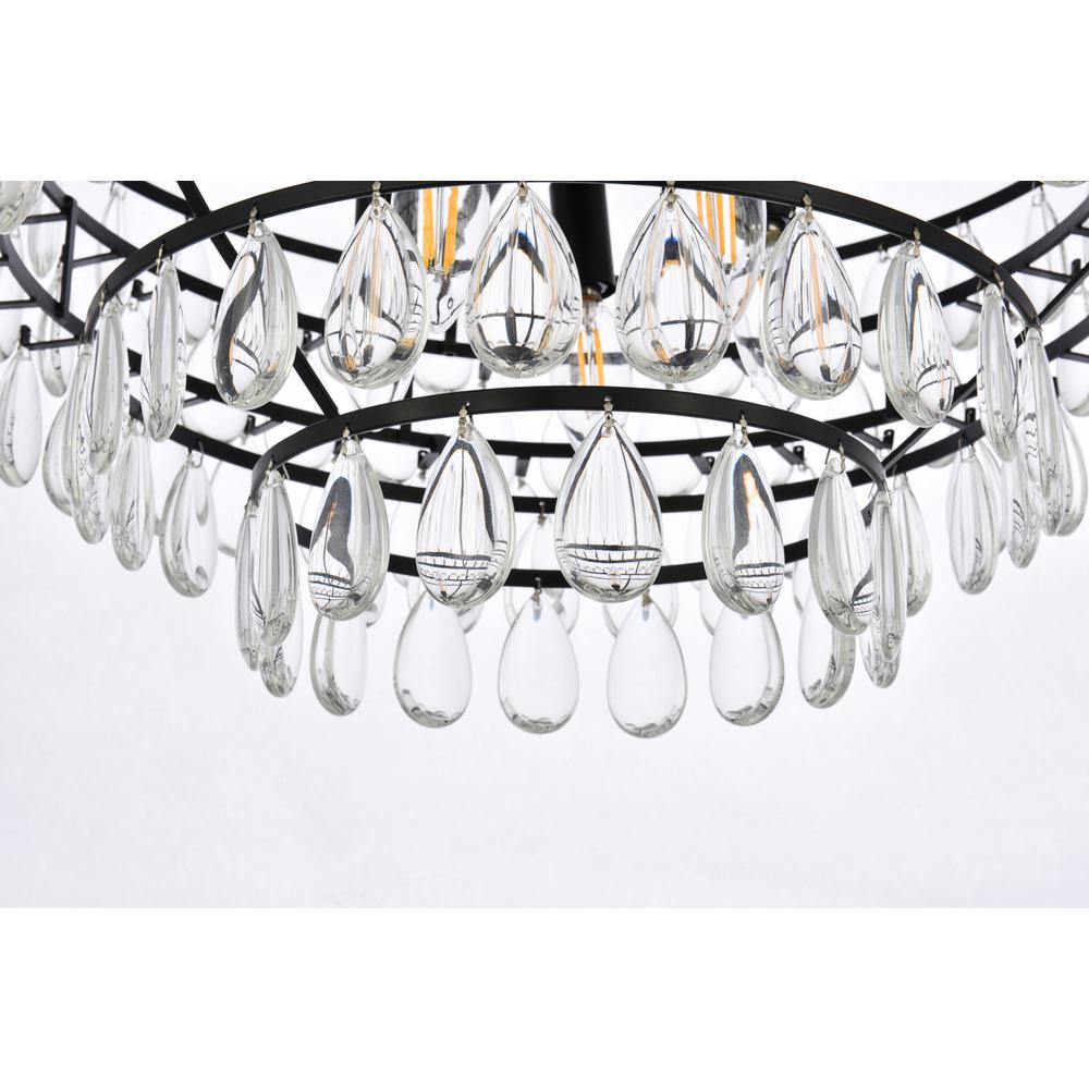 Mila 20 inch pendant in black. Picture 3