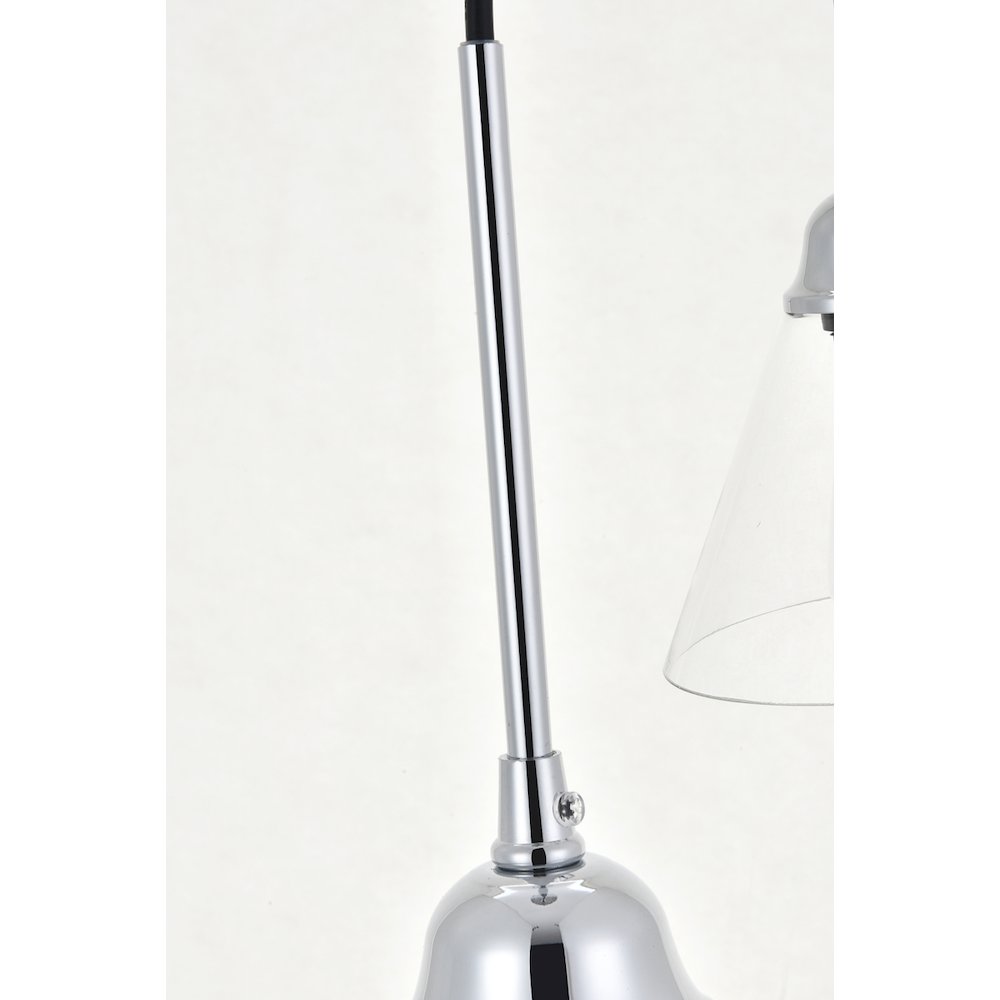 Histoire 5 Light Chrome Pendant. Picture 12