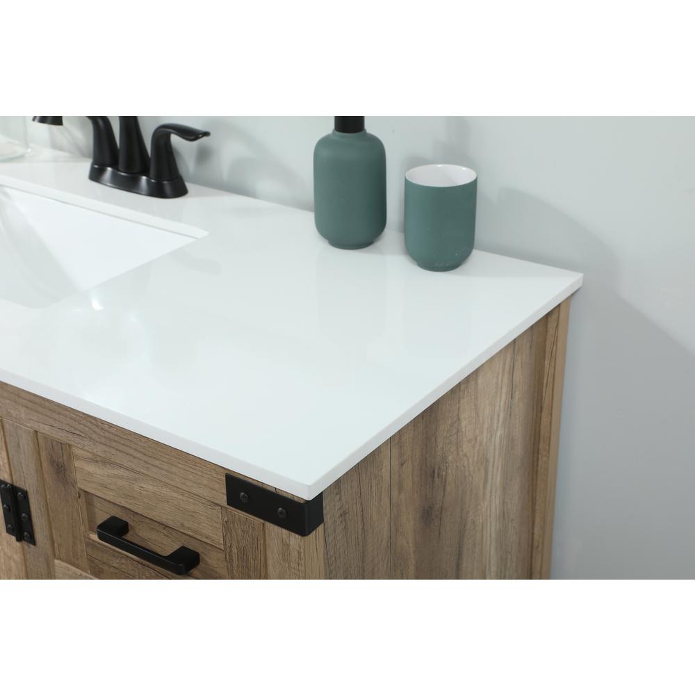 36 inch Single bathroom vanity in natural oak. Picture 5