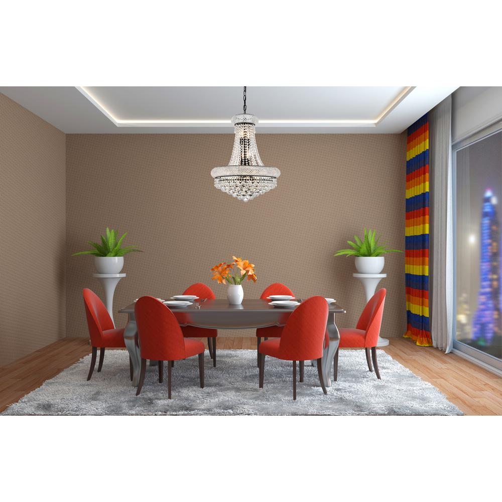 Primo 20 inch black chandelier. Picture 8