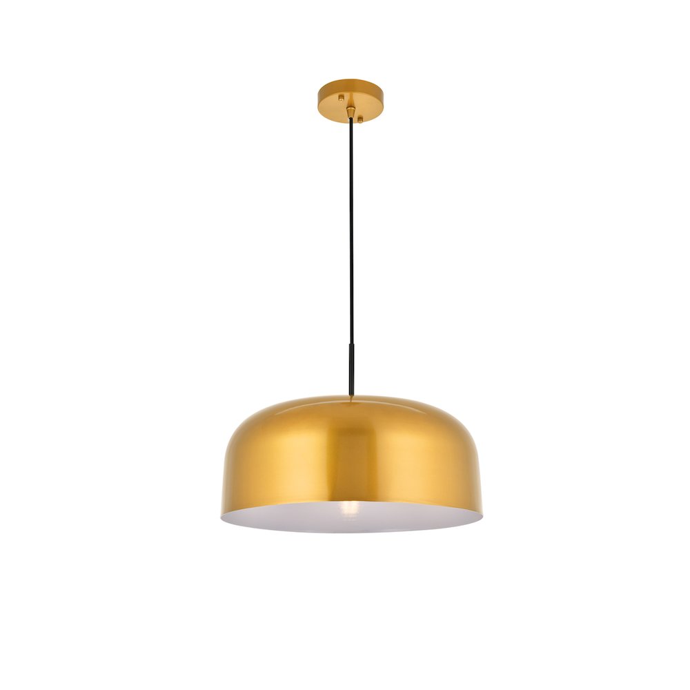 Etude 1 Light Satin Gold Pendant. Picture 4