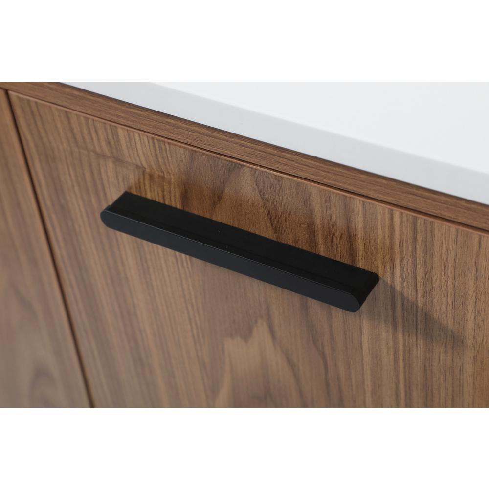 24 inch Single bathroom vanity in walnut brown. Picture 12