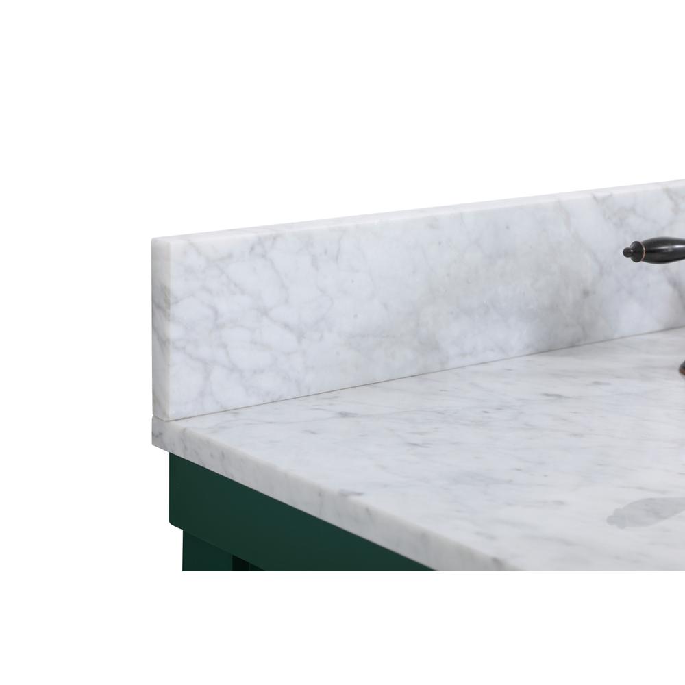 36 inch Single bathroom vanity in green with backsplash. Picture 11