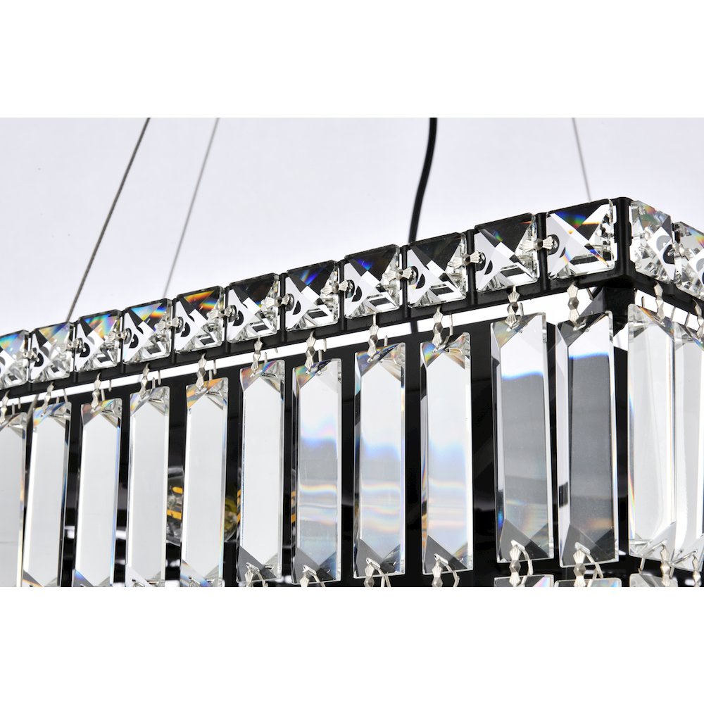 Maxime 28 Inch Black Chandelier. Picture 6