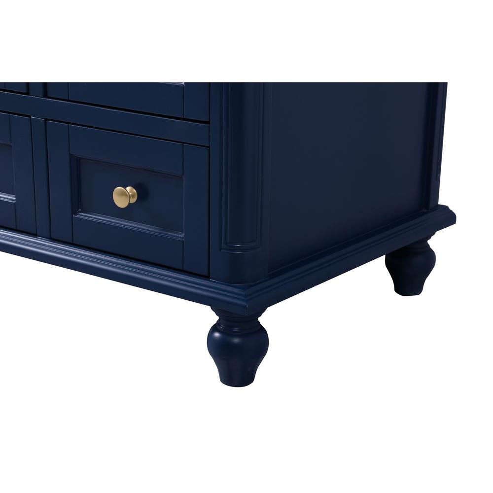 42 inch Single bathroom vanity in blue. Picture 13