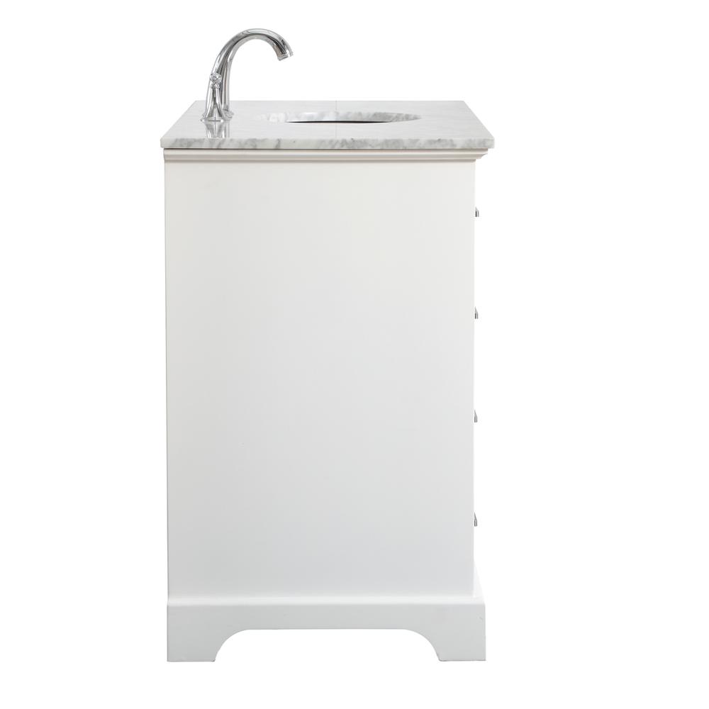 48 In. Single Bathroom Vanity Set In White. Picture 11