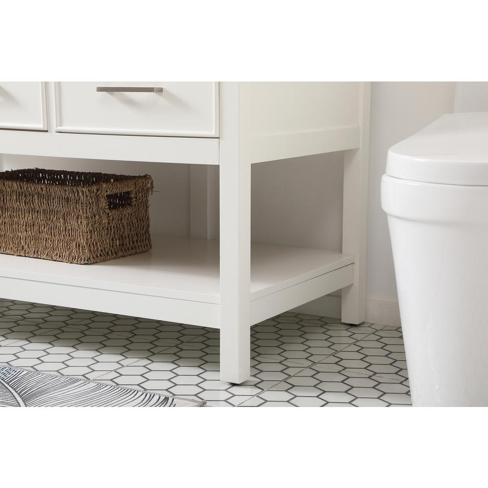 48 inch Single bathroom vanity in white. Picture 6