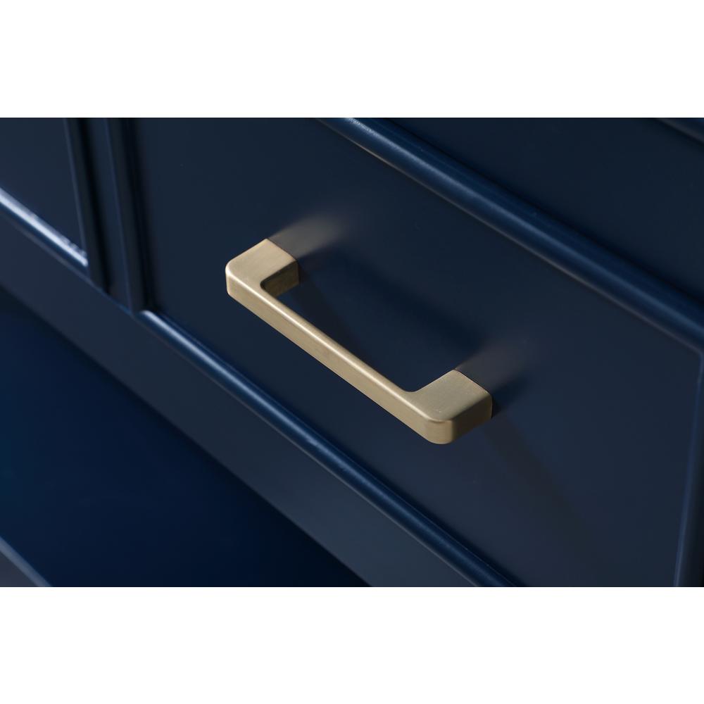 60 inch double bathroom vanity in blue. Picture 12