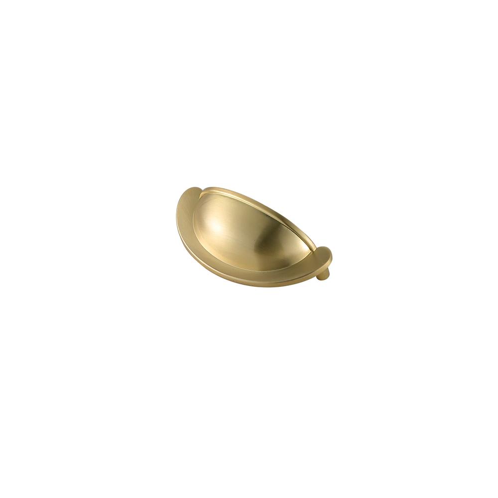 Claude 2-3/4" Center to Center Brushed Gold Cup Bar Pull Multipack (set of 10). Picture 3