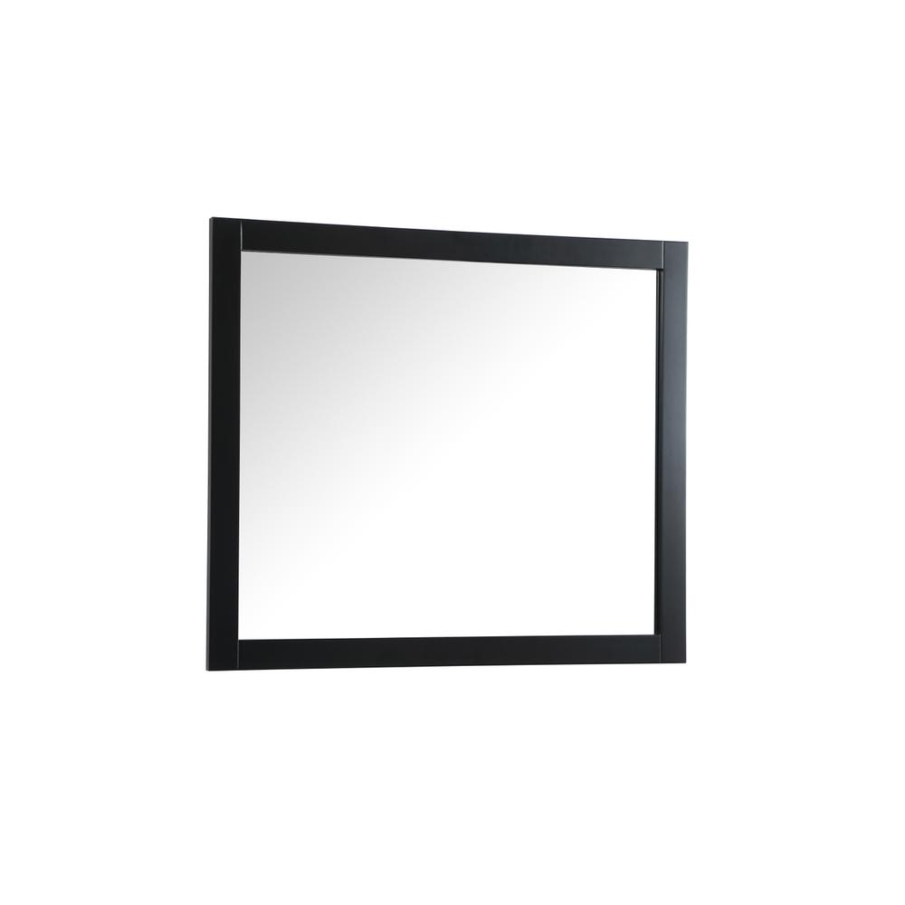 Aqua vanity mirror 42x36 inch in black. Picture 5