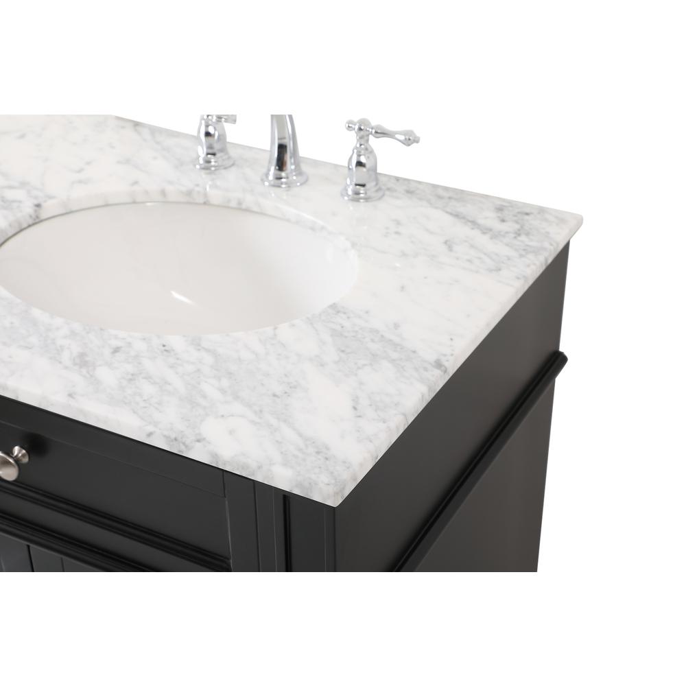 60 inch double bathroom vanity in Black. Picture 11