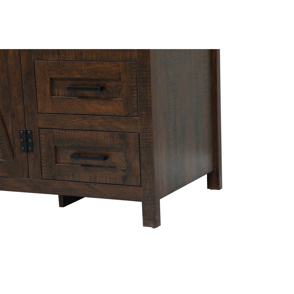 42 inch Single bathroom vanity in expresso with backsplash. Picture 13