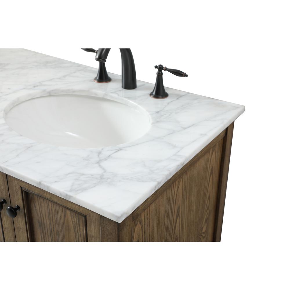 60 inch double bathroom vanity in driftwood. Picture 11
