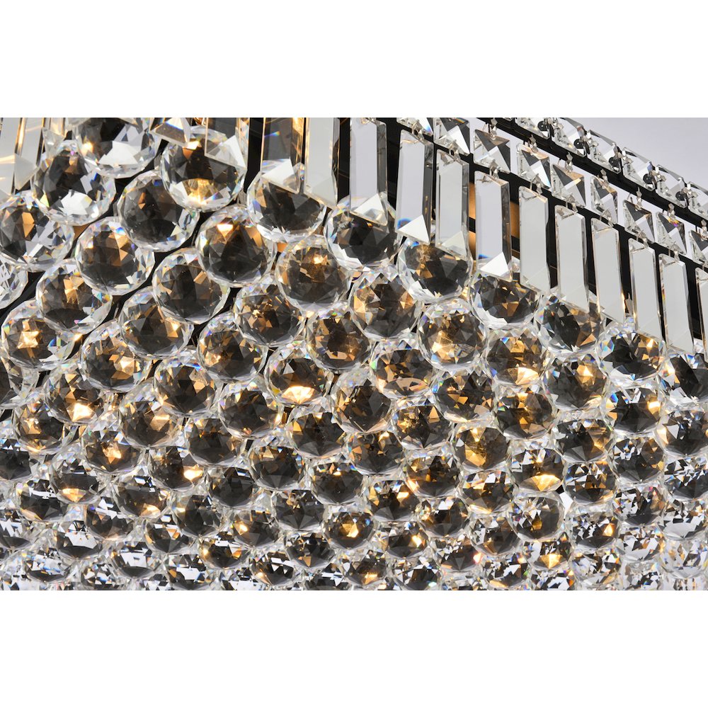 Maxime 24 Inch Black Flush Mount. Picture 4