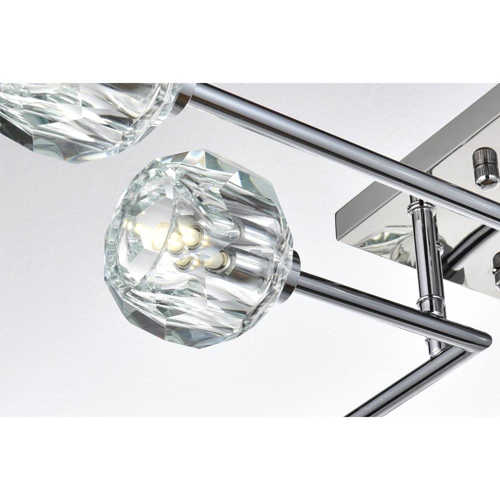 Eren 31 inch Flush Mount in Chrome. Picture 5