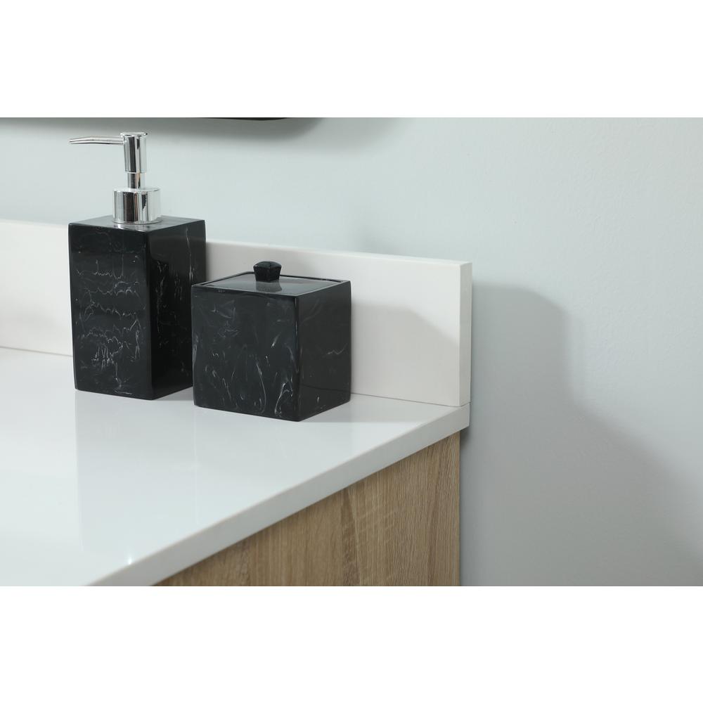48 inch Single bathroom vanity in mango wood with backsplash. Picture 5