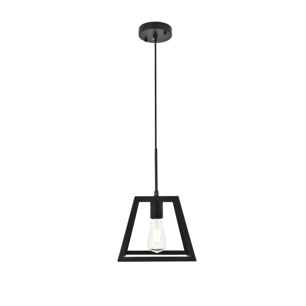 Resolute 1 light black Pendant. Picture 5