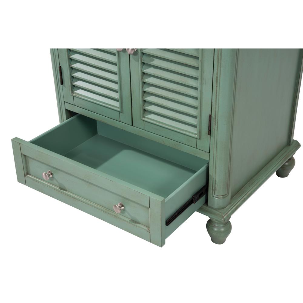 30 In.Single Bathroom Vanity Set In Vintage Mint. Picture 8