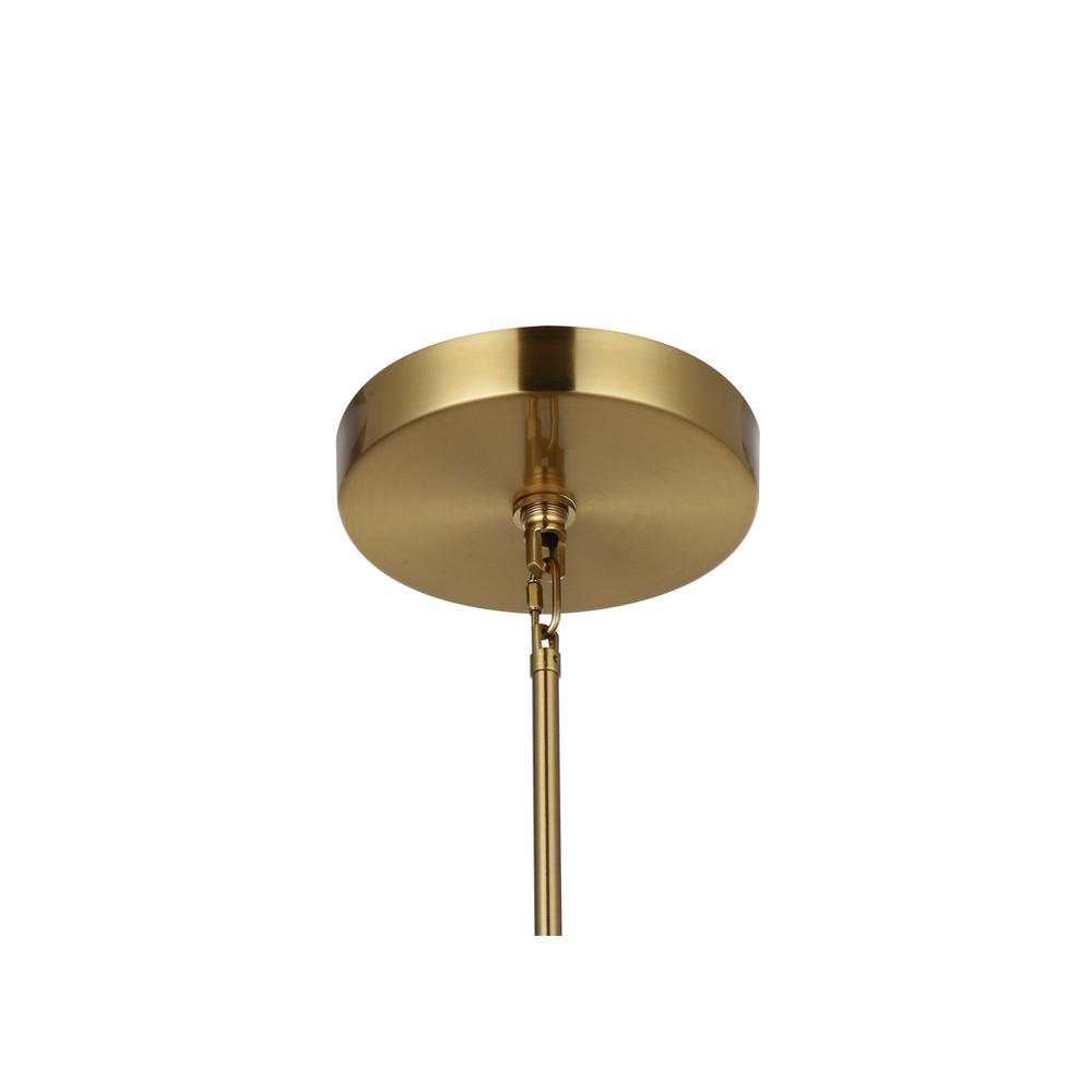 Sienna 46 inch three tiers crystal starburst chandelier in satin gold. Picture 8