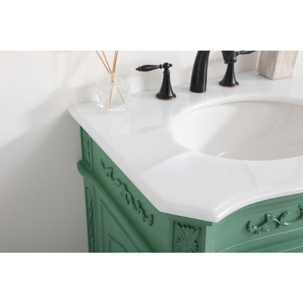 Elegant Lighting Danville Single Bathroom Vanity in Vintage Mint, image size:1000x1000