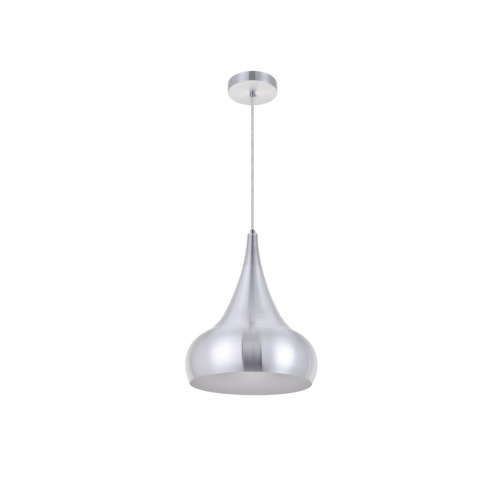 Circa 1 Light Burnished Nickel Pendant. Picture 7