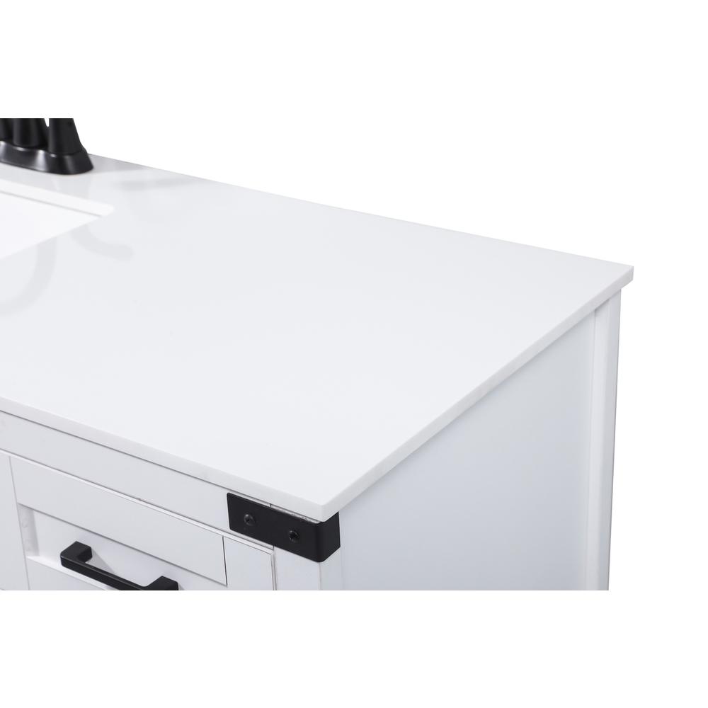 42 inch Single bathroom vanity in white. Picture 11