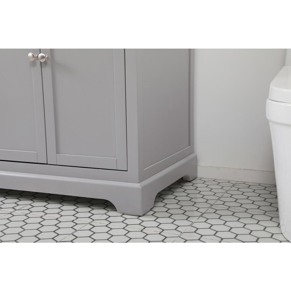 72 inch double bathroom vanity in grey. Picture 6