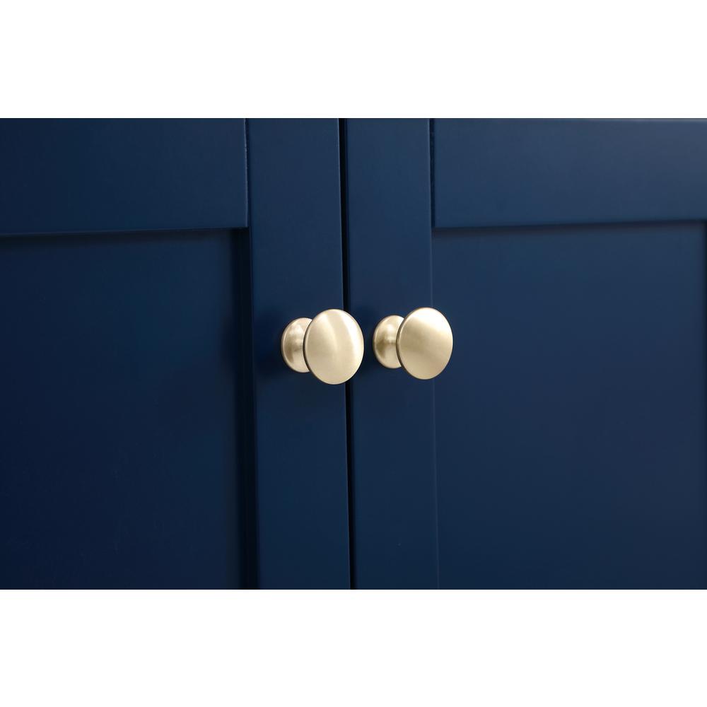 24 inch Single Bathroom Vanity in Blue. Picture 12