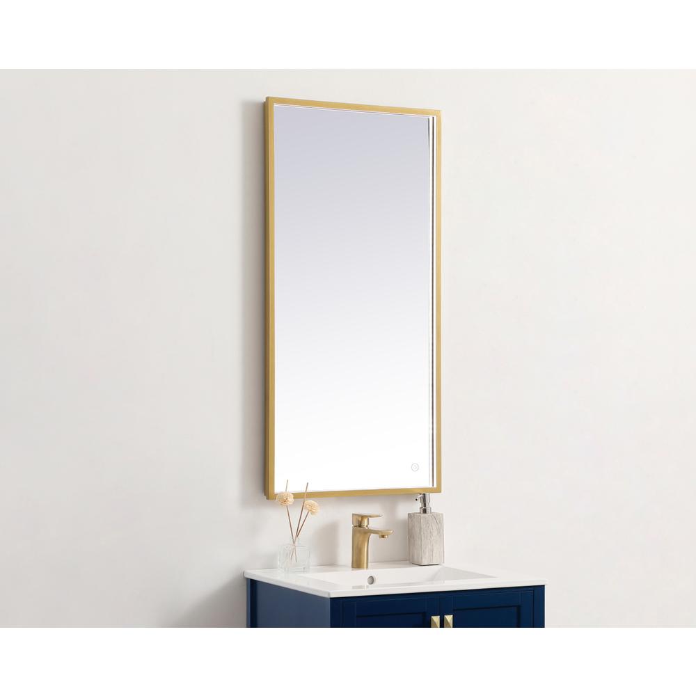 Pier 20x40 inch LED mirror with adjustable color temperature. Picture 4