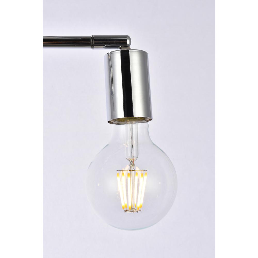 Zane 2 lights chrome flush mount. Picture 3