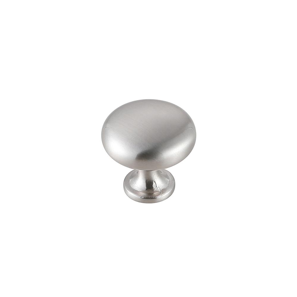 Cadon 1.2" Diameter Brushed Nickel Mushroom Knob Multipack (Set of 10). Picture 3