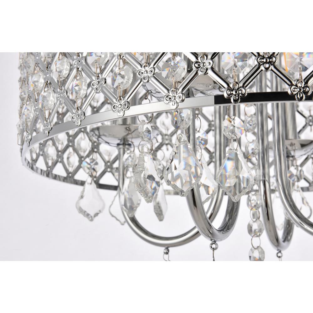 Elise 14 inch flush mount in chrome. Picture 4