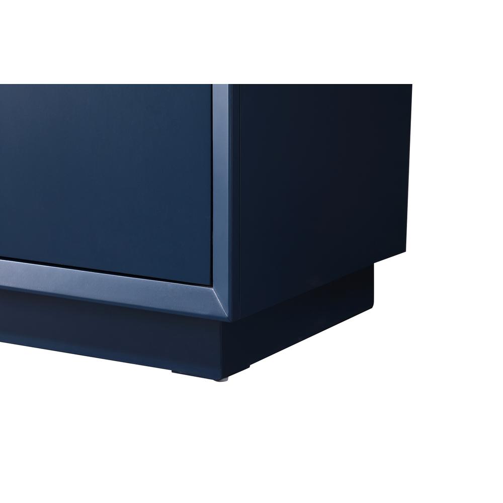 36 Inch SIngle Bathroom Vanity In Blue. Picture 13